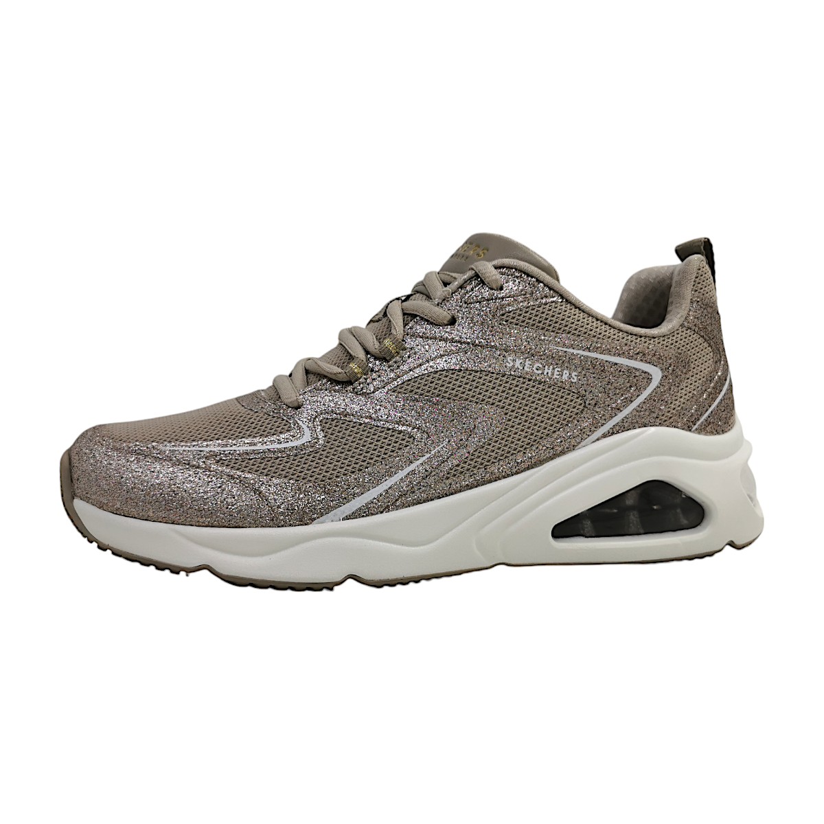 Skechers Damenschuhe Halbschuhe sportlicher Schnürer Beige Freizeit Skechers Damenschuhe Halbschuhe sportlicher Schnürer Beige Freizeit