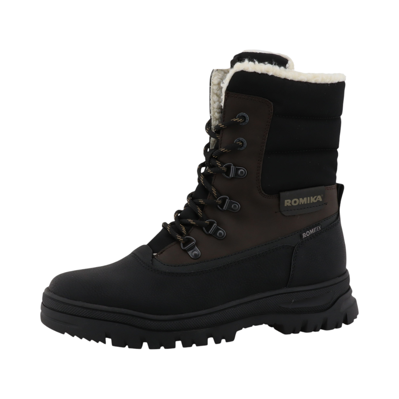 Romika Herrenschuhe Warmfutter Winterstiefel Braun Freizeit (black/mokka 00407, Gr. 1:40) Romika Herrenschuhe Warmfutter Winterstiefel Braun Freizeit (black/mokka 00407, Gr. 1:40)