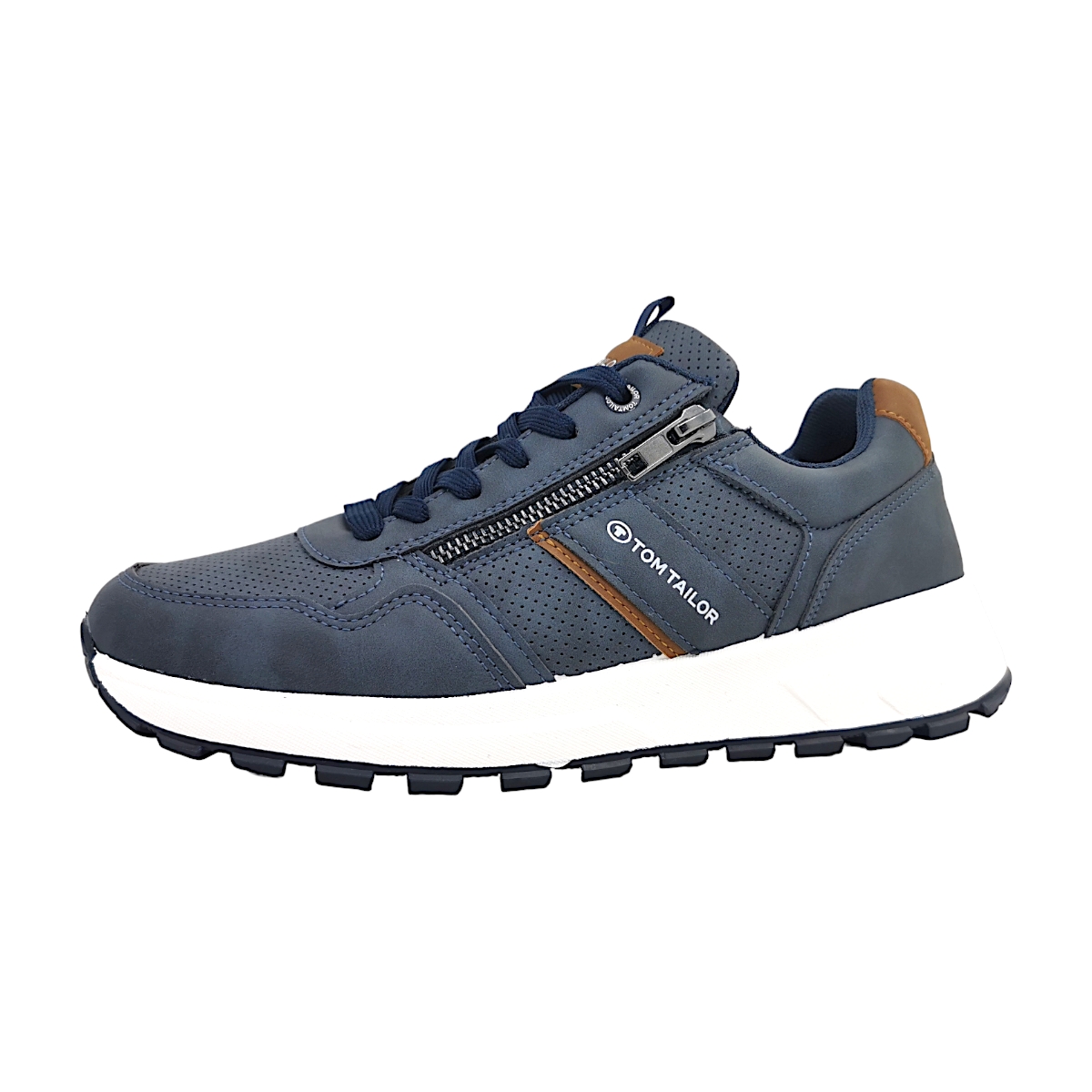 Tom Tailor Herrenschuhe Schnürschuhe Blau Freizeit