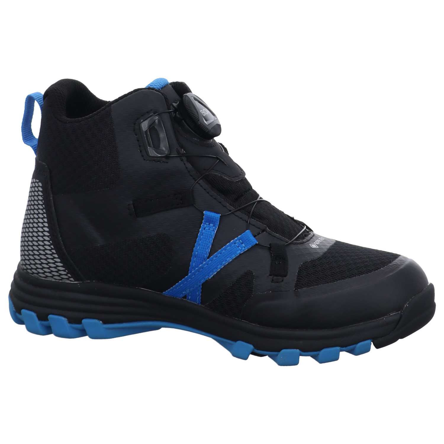 Vado Blazer High BOA GTX Kinderschuhe Jungen Winterstiefel Schwarz Freizeit (001 black, Größe 41 EU)