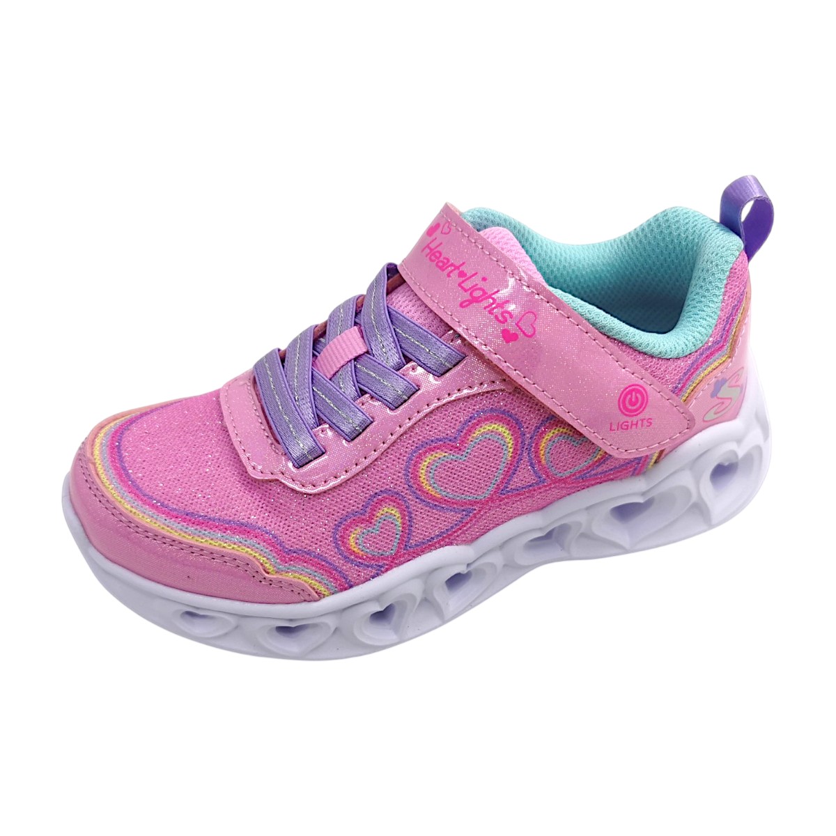 Skechers Heart Lights 303736LC PKMT Rosa pink PKMT