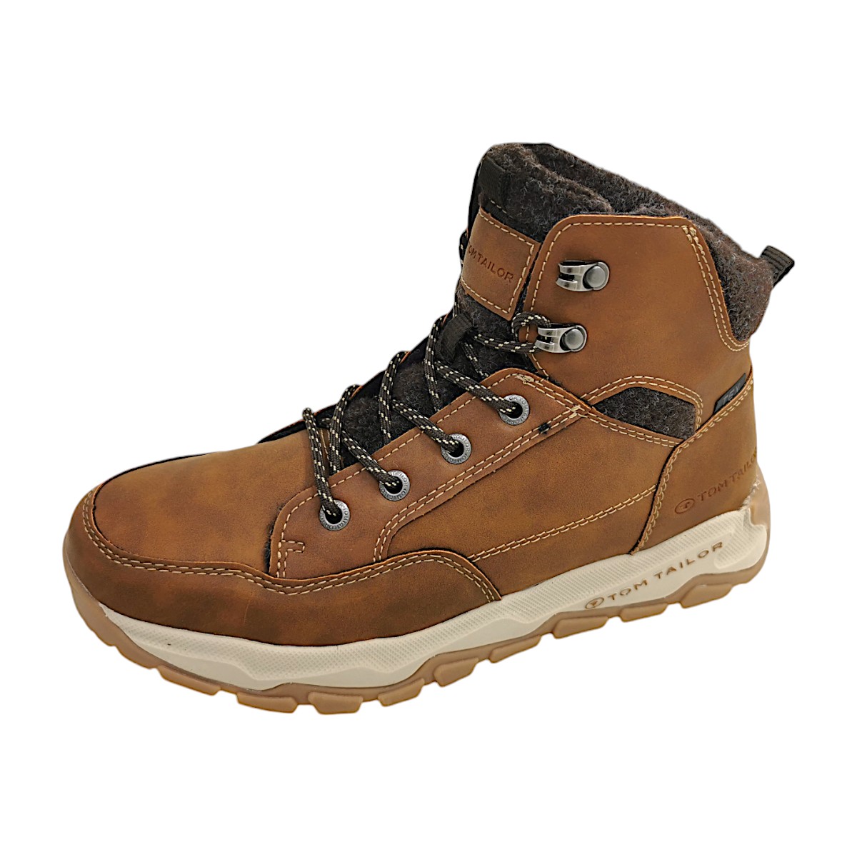 Tom Tailor Herrenschuhe Für lose Einlagen Winterstiefel Braun Freizeit Tom Tailor Herrenschuhe Für lose Einlagen Winterstiefel Braun Freizeit