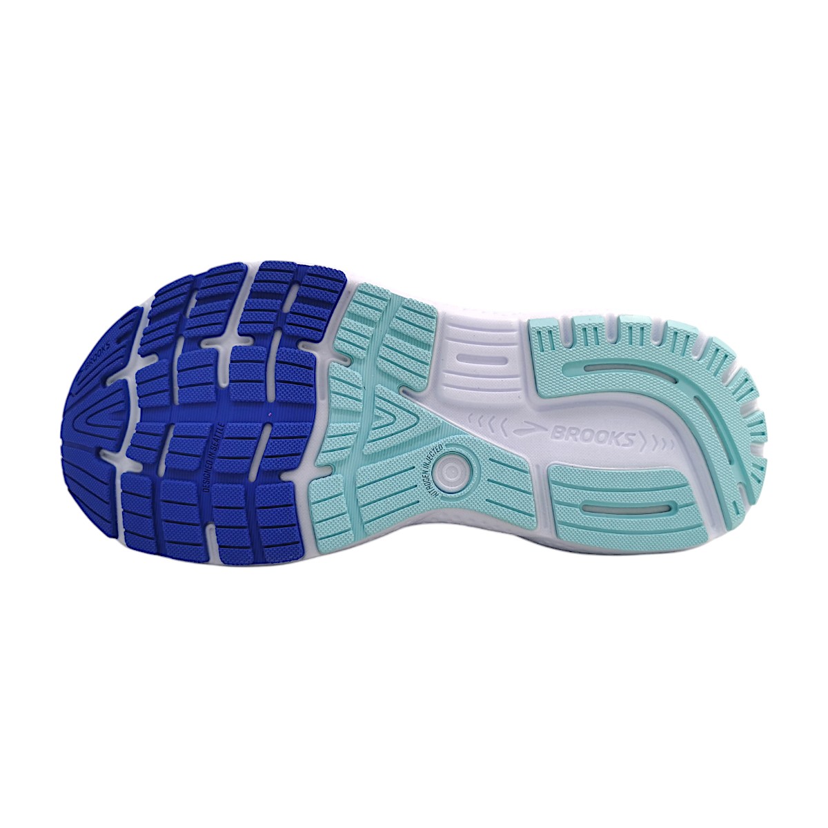 Brooks Ghost 16 12004071B Weiß white/blue 152