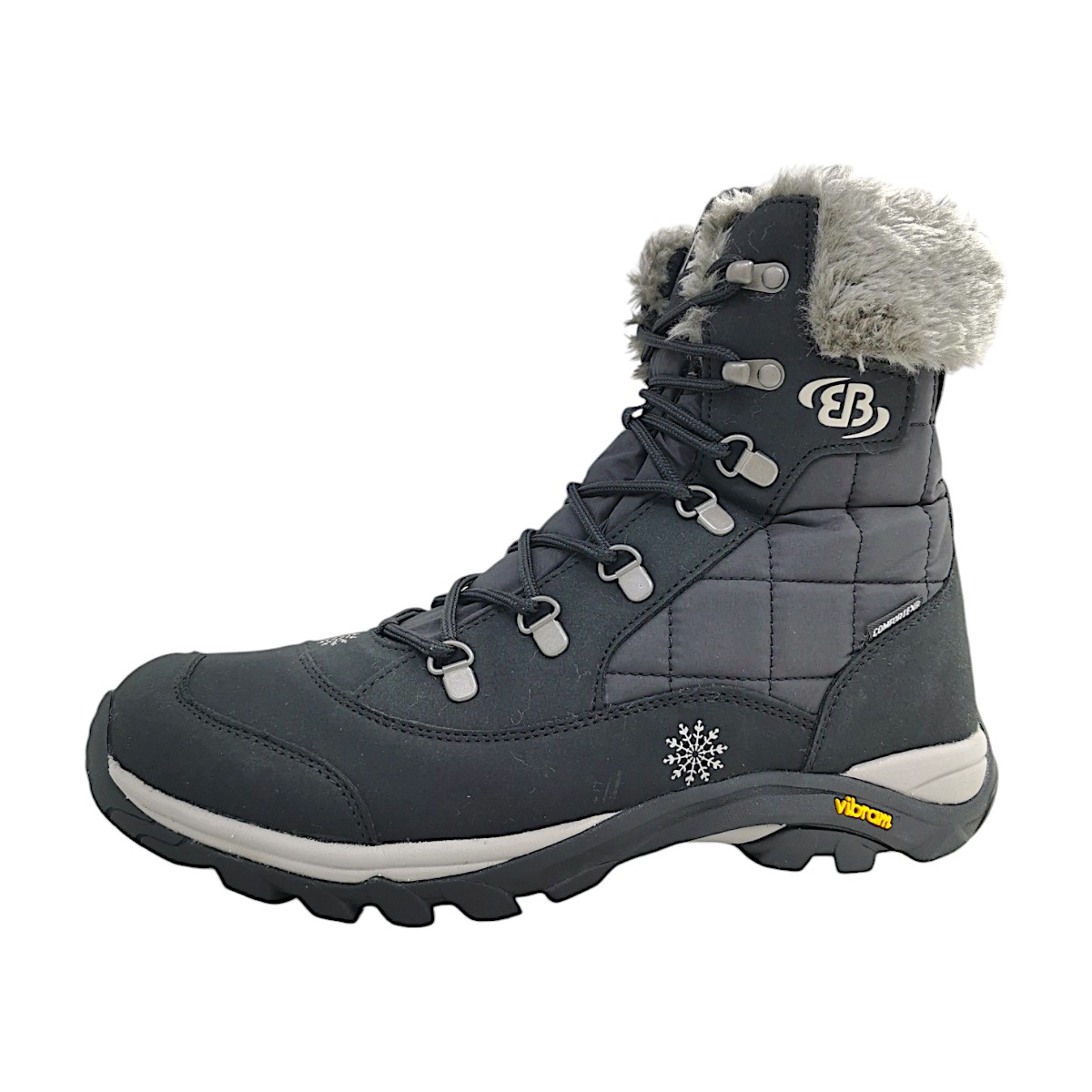 Lico Himalaya Damenschuhe Gefüttert Winterstiefel Schwarz Freizeit (schwarz, Größe 41 EU)