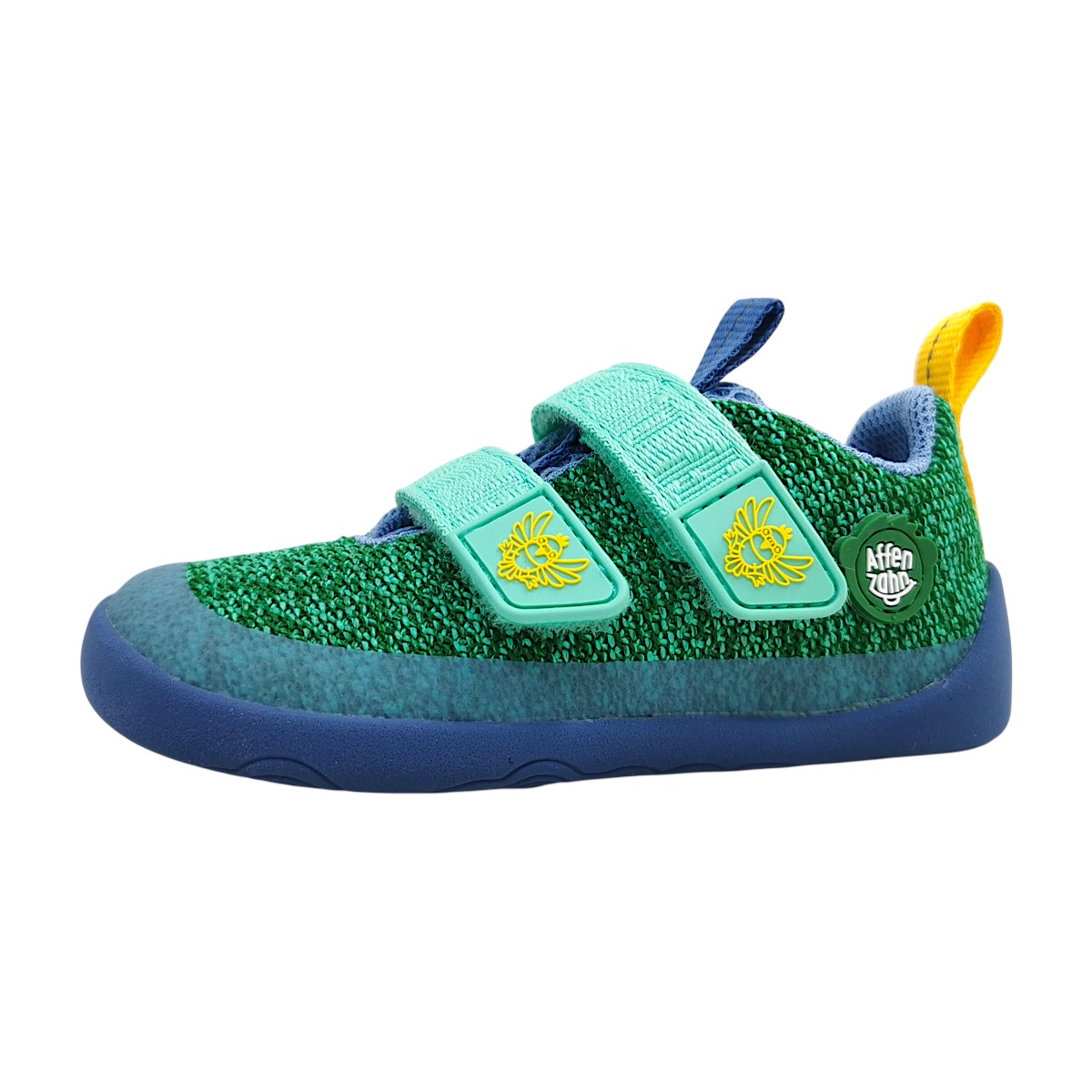 Affenzahn Happy Paradiesvogel Kinderschuhe Halbschuhe Klett Barfußschuhe Grün Freizeit Affenzahn Happy Paradiesvogel Kinderschuhe Halbschuhe Klett Barfußschuhe Grün Freizeit