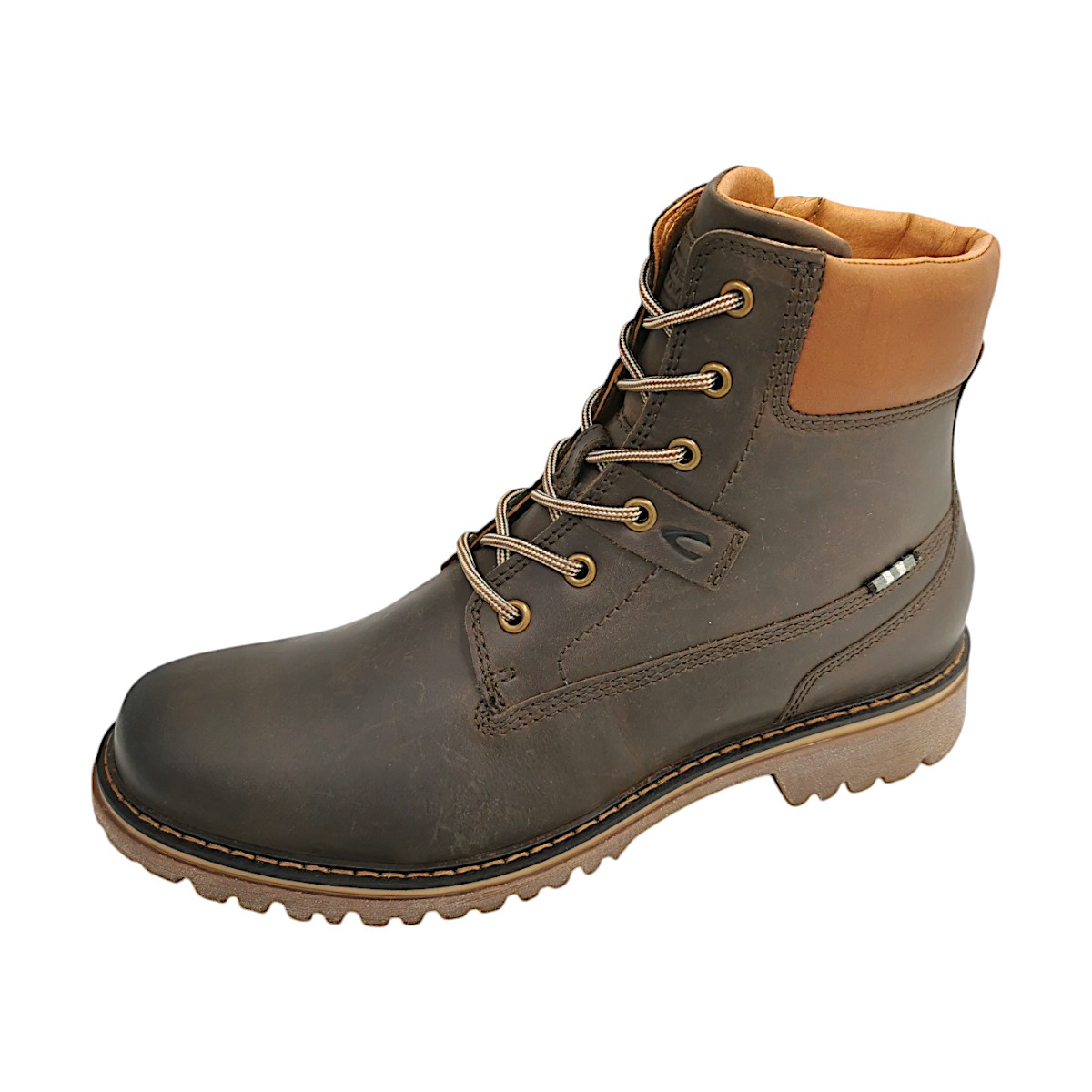 Camel Active Damenschuhe Stiefel Schnürer Braun Freizeit (380 dk. brown, Größe 39 EU)