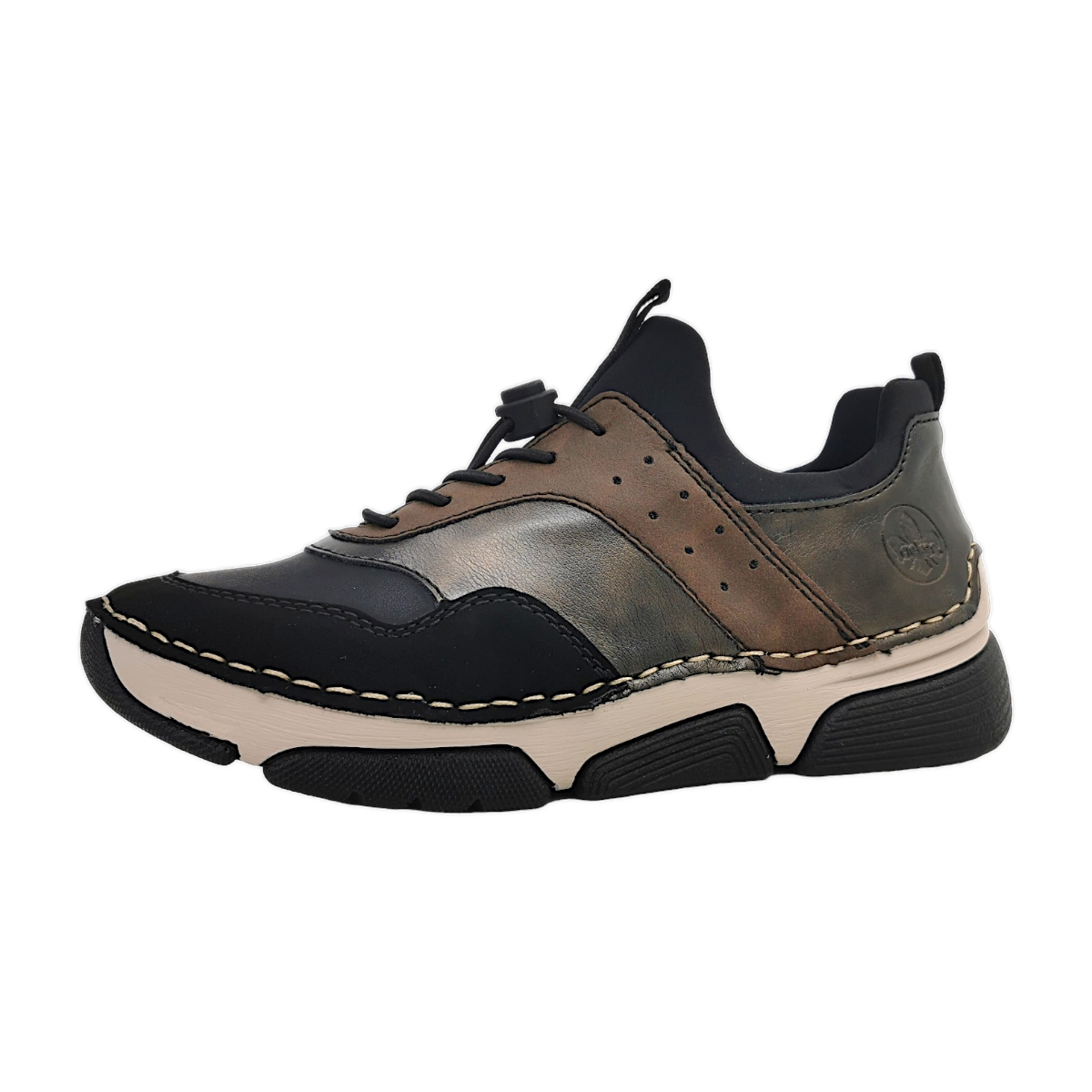 Rieker Damenschuhe Halbschuhe Slipper Braun Freizeit
