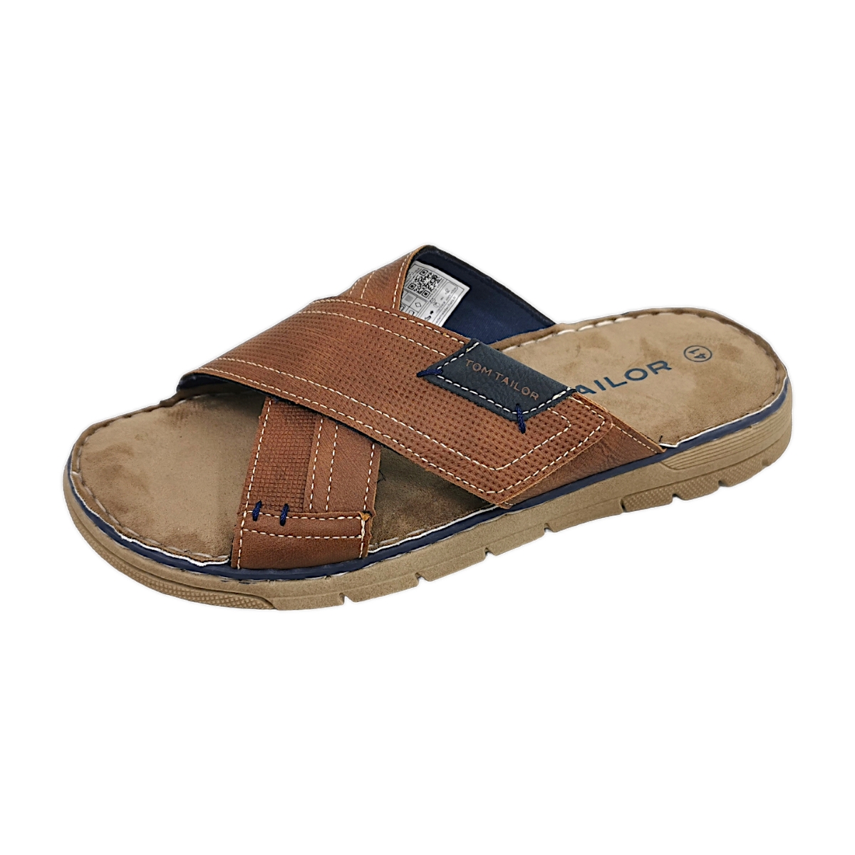 Tom Tailor Herrenschuhe Pantoletten Pantolette Braun Freizeit (cognac, Größe 44 EU) Tom Tailor Herrenschuhe Pantoletten Pantolette Braun Freizeit (cognac, Größe 44 EU)
