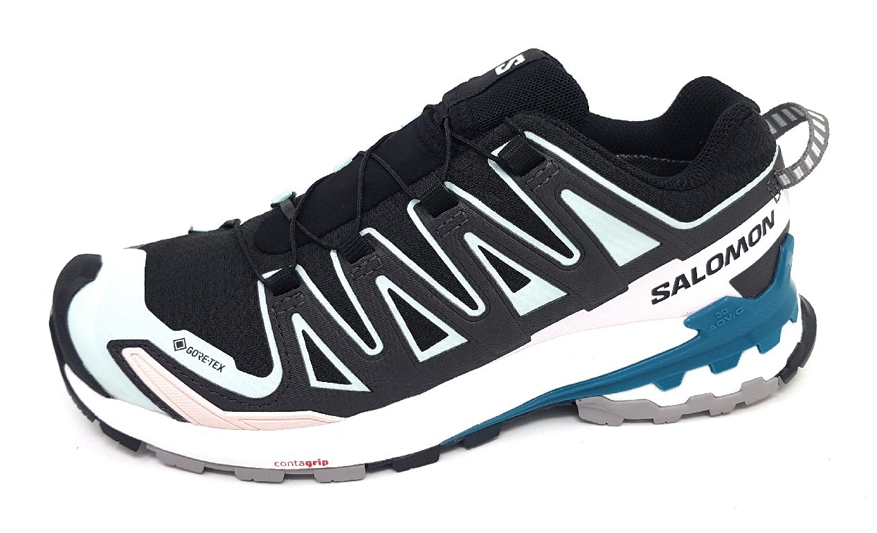 Salomon XA Pro 3D V9 GTX W L47119100 Schwarz Black/Bleached Aqua/Blue Salomon XA Pro 3D V9 GTX W L47119100 Schwarz Black/Bleached Aqua/Blue