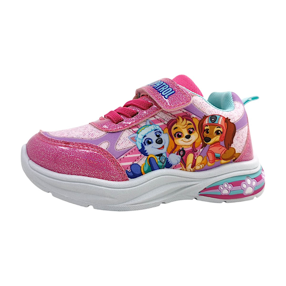 Leomil Kinderschuhe Mädchen Halbschuhe Klettschuh Rosa Freizeit