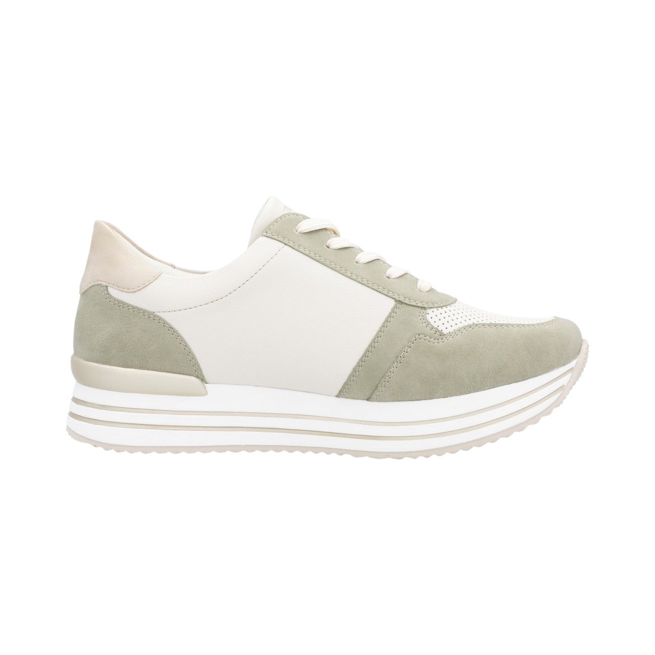 Remonte D1327-80 Beige salbei/offwhite 80