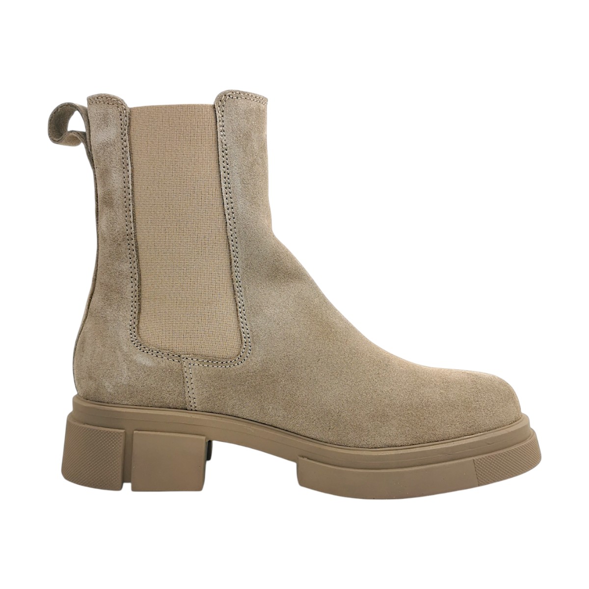 Apple of Eden Damenschuhe Stiefel Gefüttert Schaftstiefel Beige Freizeit (Taupe, Größe 41 EU)