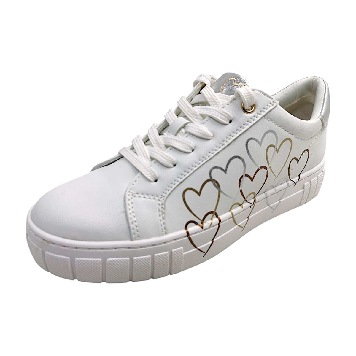 Marco Tozzi 2-23711-44 Weiß white/gold 137 Marco Tozzi 2-23711-44 Weiß white/gold 137