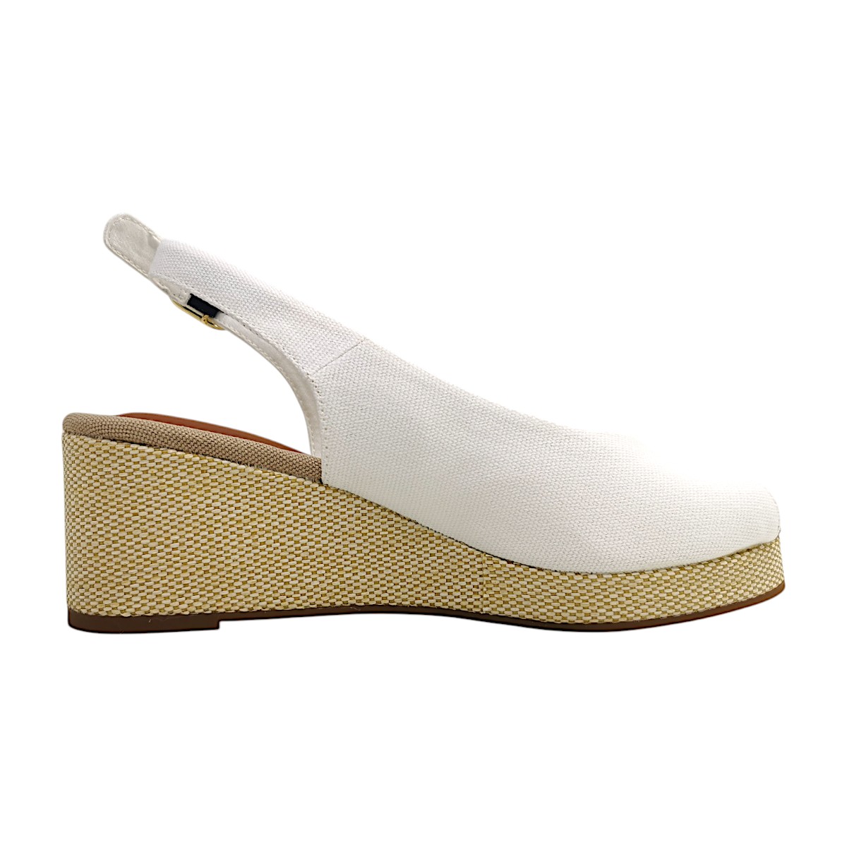Tommy Hilfiger Flag Mid Wedge Espadrille FW0FW08595/YBL Weiß ecru YBL Tommy Hilfiger Flag Mid Wedge Espadrille FW0FW08595/YBL Weiß ecru YBL