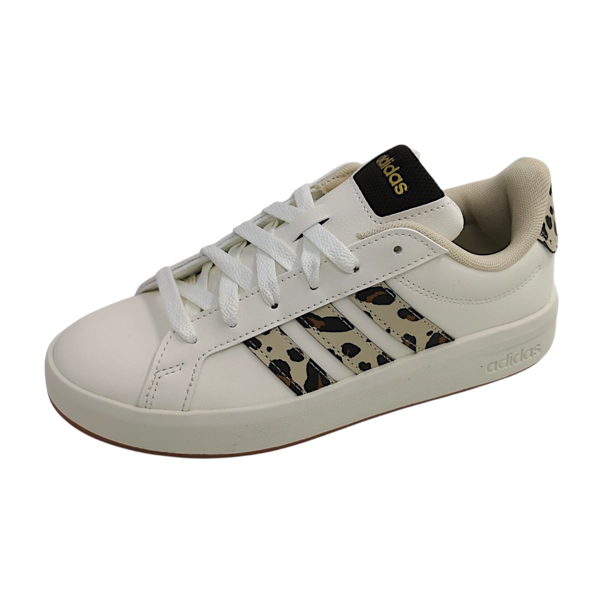 adidas Grand Court J KJ4849 Weiß white/linen/coffee/leo adidas Grand Court J KJ4849 Weiß white/linen/coffee/leo