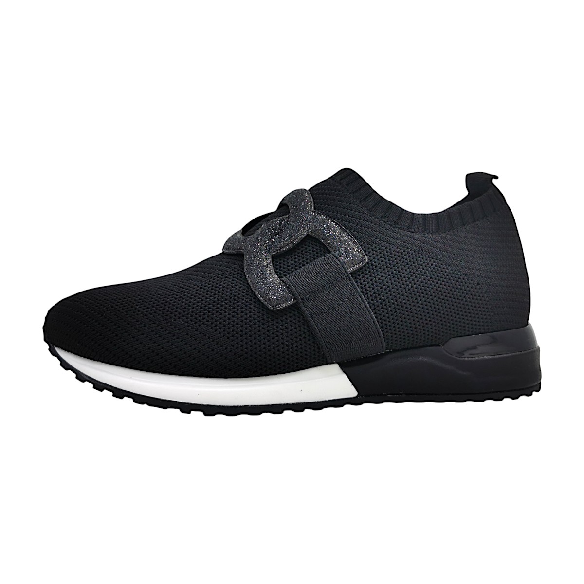La Strada Damenschuhe Halbschuhe Slipper Slipper Schwarz Freizeit