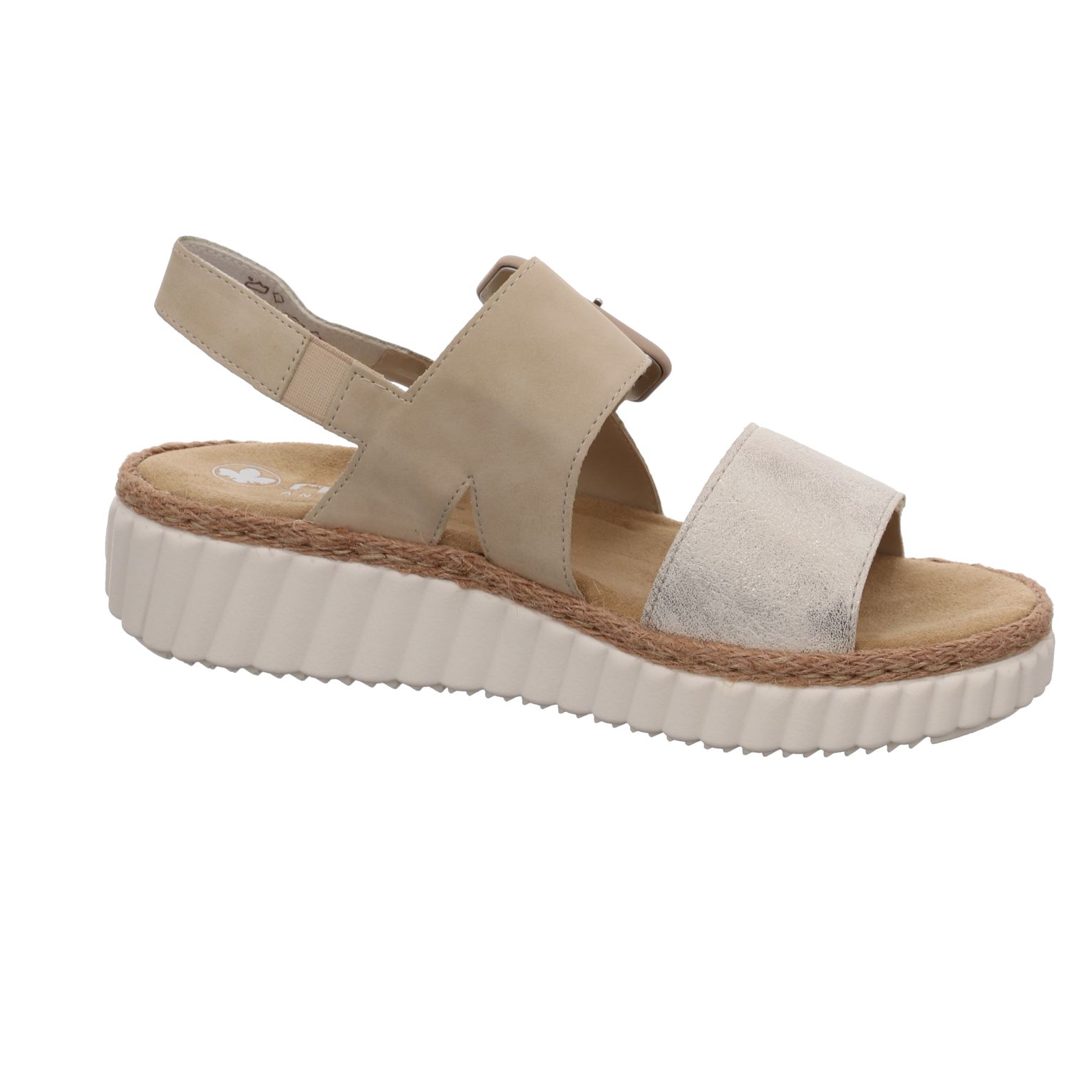 Rieker 69260-60 Beige beige-gold/perle