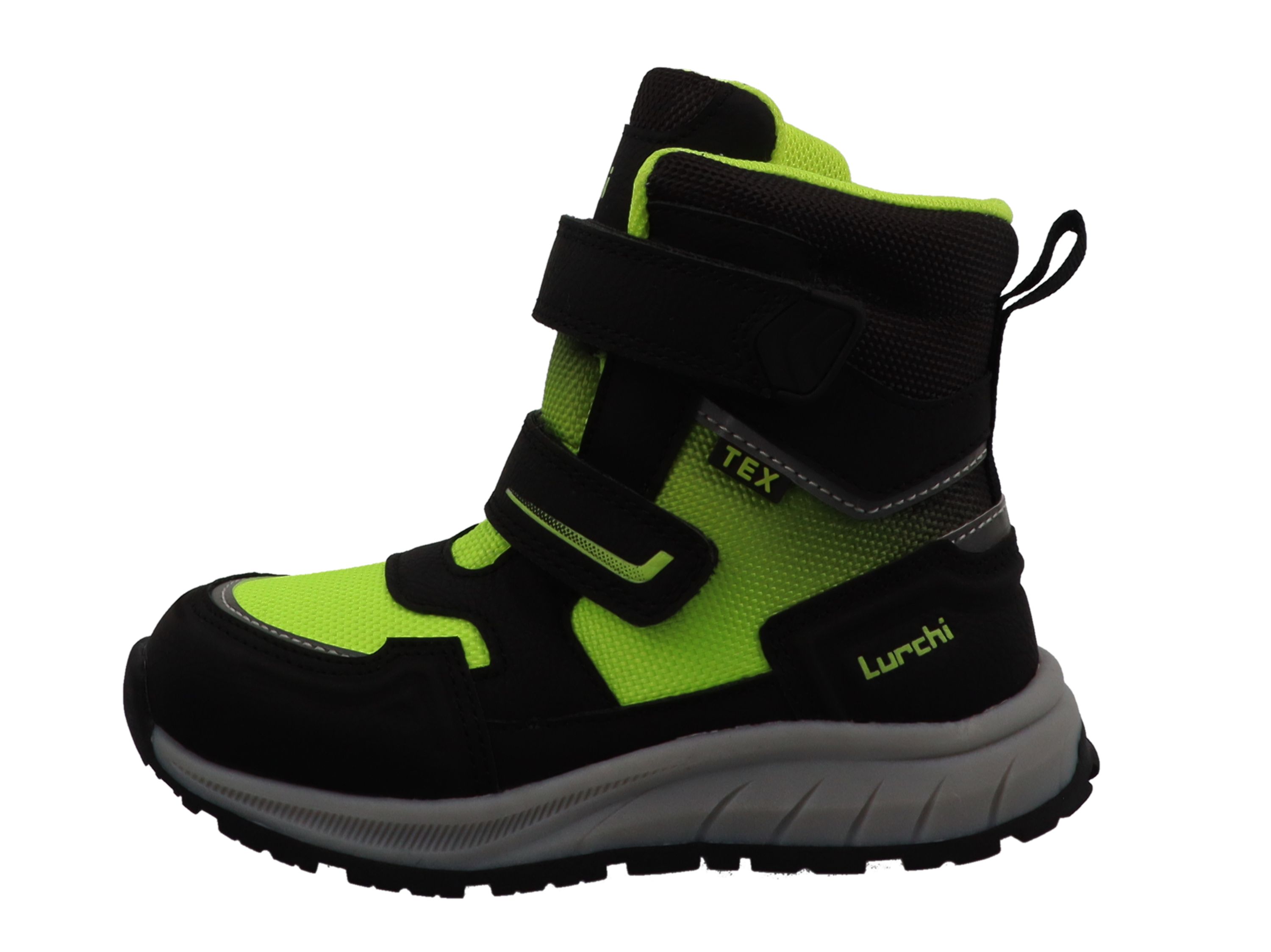 Lurchi 95L0083010 Schwarz Black/lime 01917