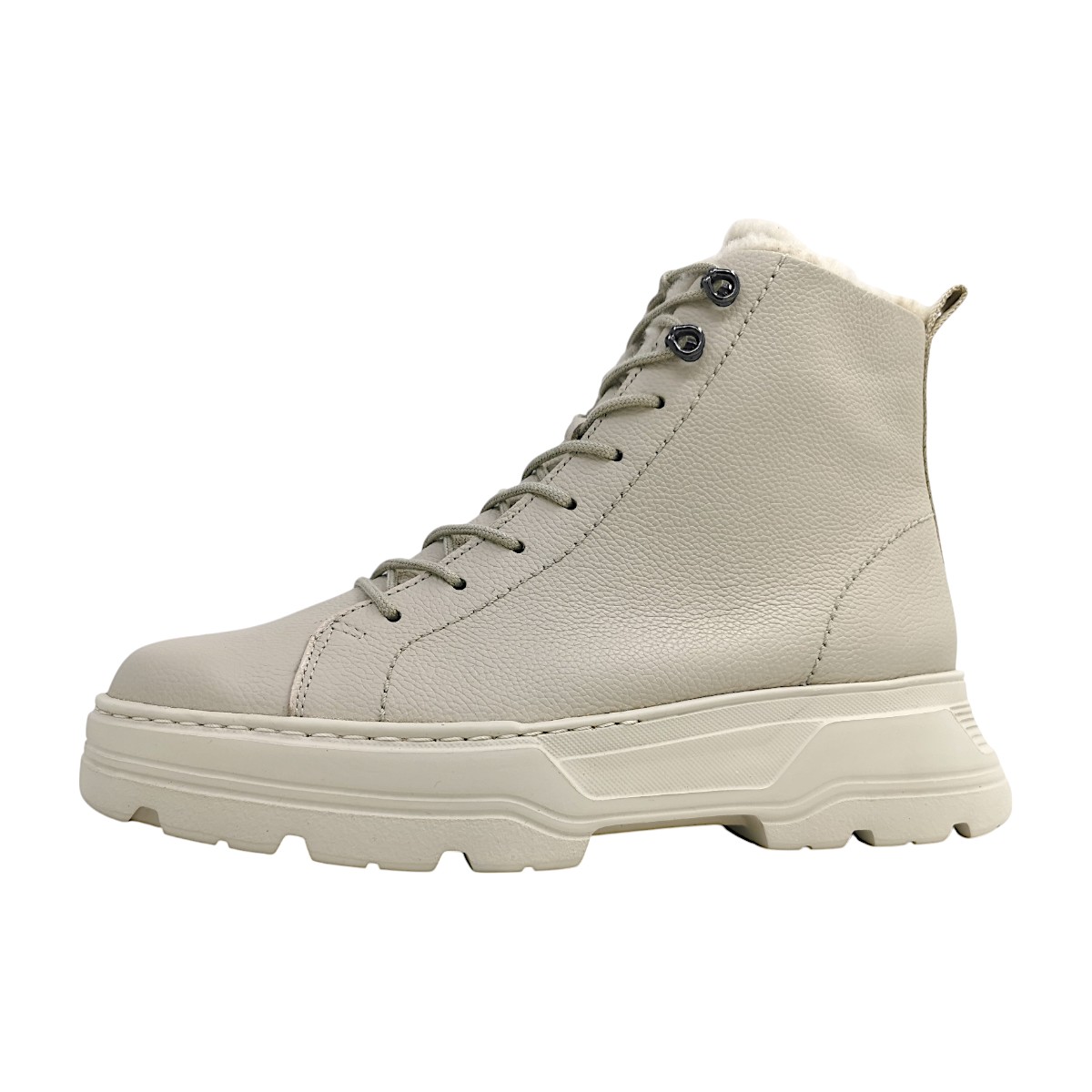Paul Green  Damenschuhe Schnürstiefel Beige Freizeit (Biscuit 04, Gr. 2:7)