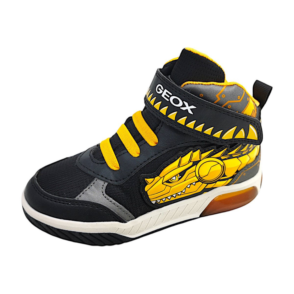 Geox J Inek B A J469CA-011BC/C0054 Schwarz C0054 black/yellow