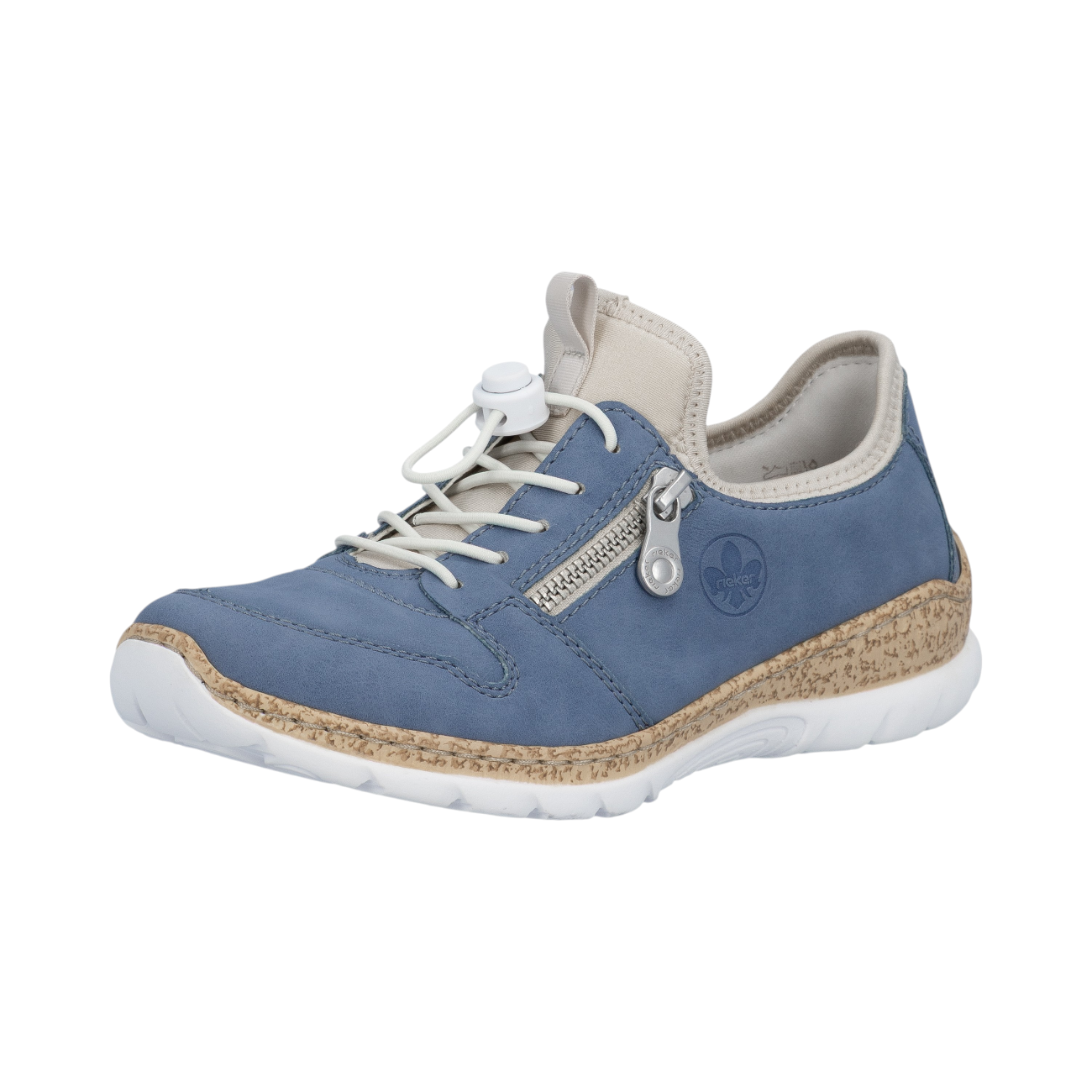 Rieker N42G0-14 Blau indigo/perlcreme