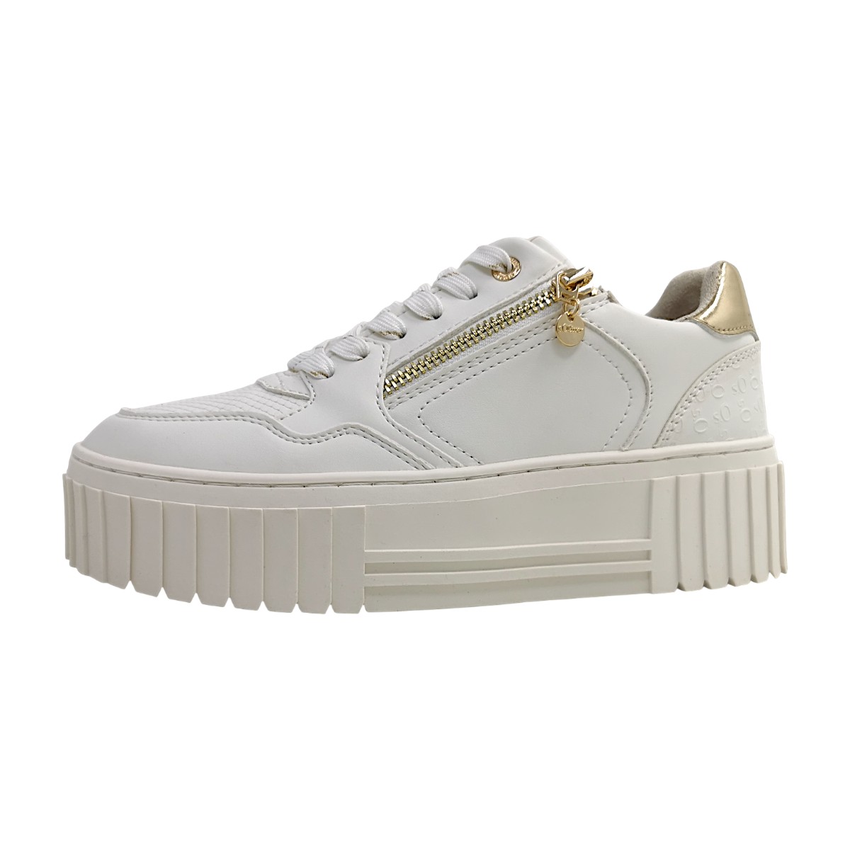 s.Oliver Damenschuhe Schnürschuhe Sportive Weiß Freizeit