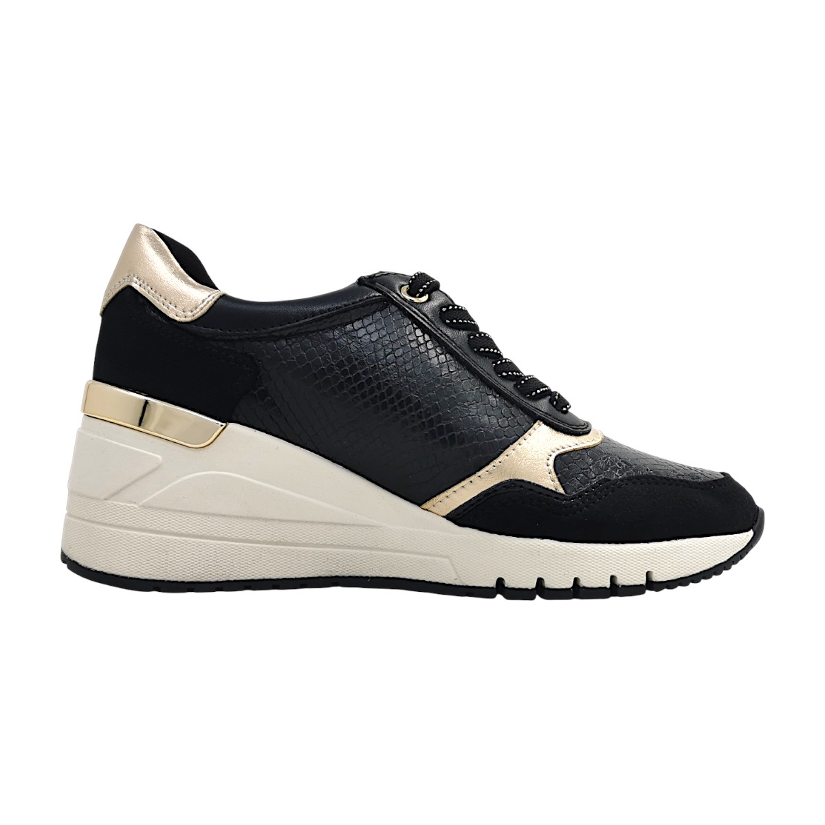 Marco Tozzi 2-83703-45/085 Schwarz black/gold 085 Marco Tozzi 2-83703-45/085 Schwarz black/gold 085