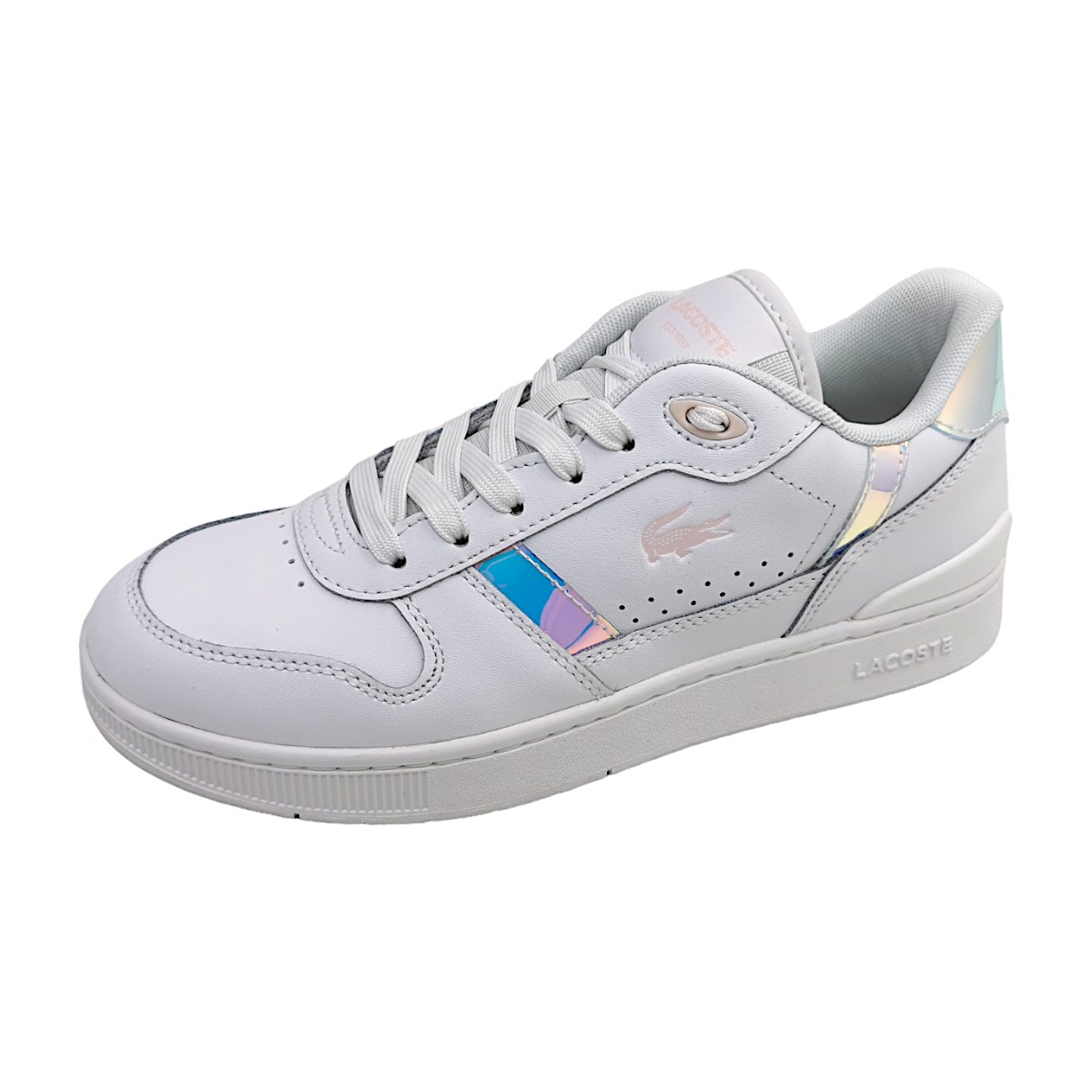 Lacoste T-Clip Set Sneak Holog. D 48SFA0037 Weiß White/LT Pink 1Y9