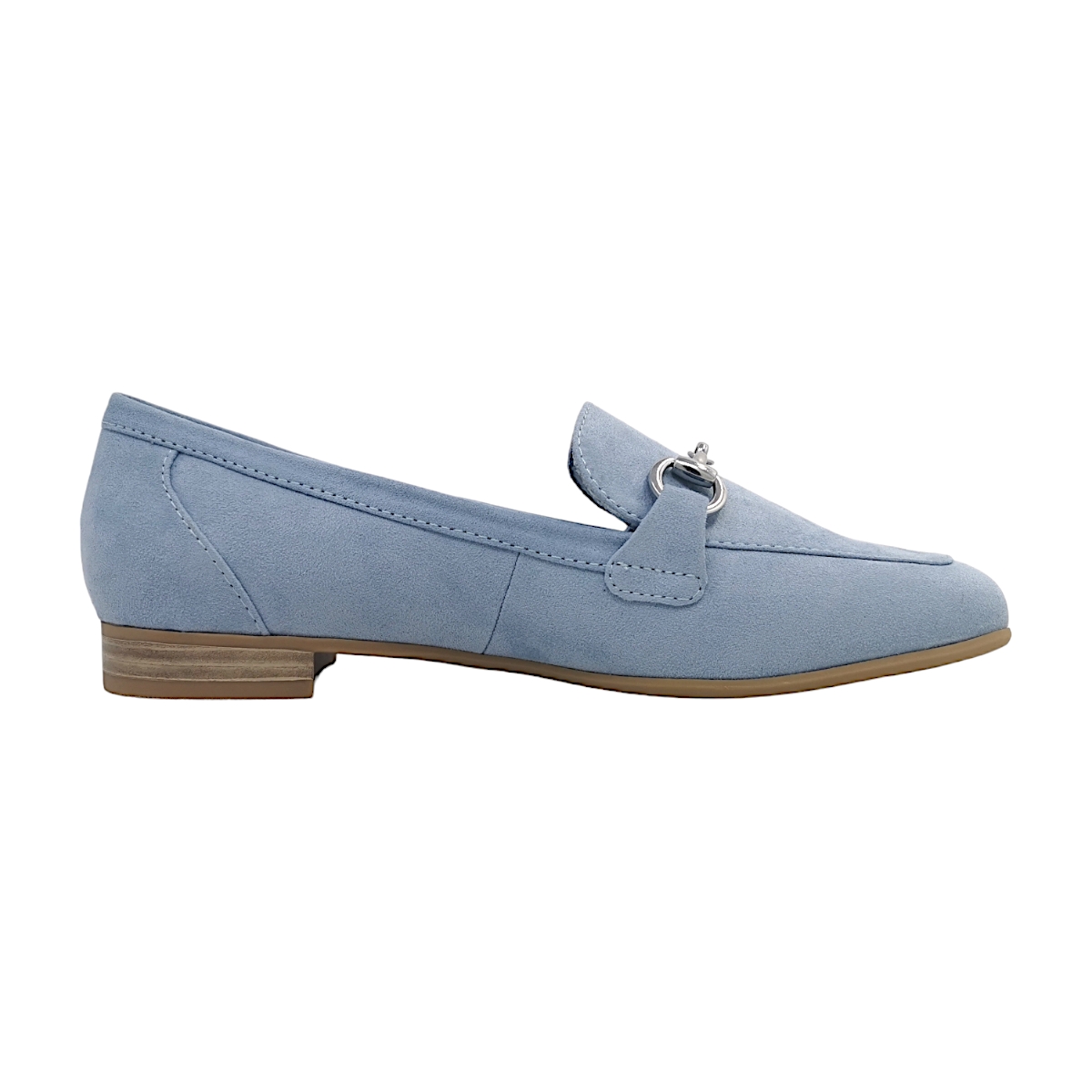 Marco Tozzi Damenschuhe Halbschuhe Slipper Blau Freizeit (847 Polar, Größe 39 EU)
