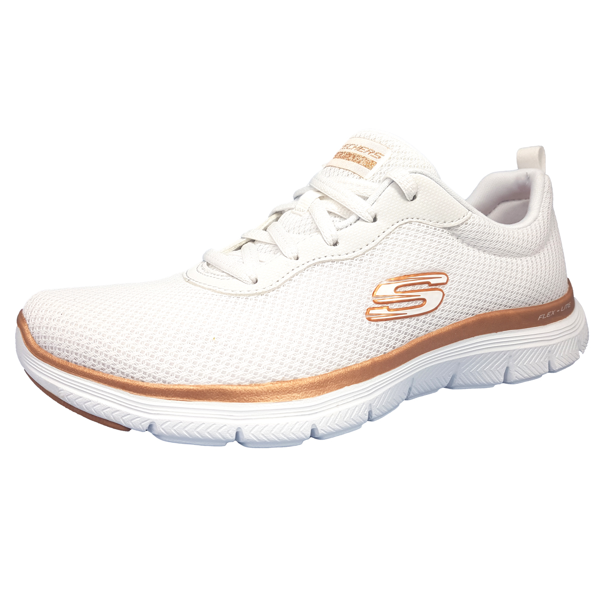 Skechers Flex Appeal Sportschuhe Damen Trainingsschuhe Weiß Freizeit Skechers Flex Appeal Sportschuhe Damen Trainingsschuhe Weiß Freizeit