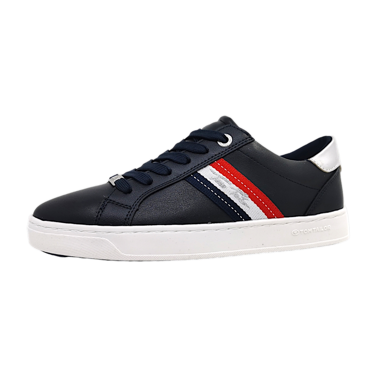 Tom Tailor Damenschuhe Schnürschuhe Sportive sportlicher Schnürer Blau Freizeit
