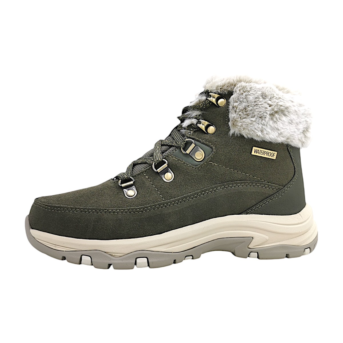 Skechers Trego Damenschuhe Stiefel Schnürer Stiefel Grün Freizeit Skechers Trego Damenschuhe Stiefel Schnürer Stiefel Grün Freizeit