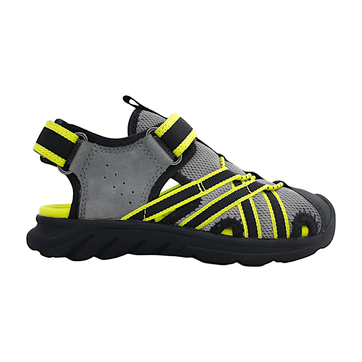 Geox Airadyum J55F1A-01454/C0666 Grau grey/lime C0666