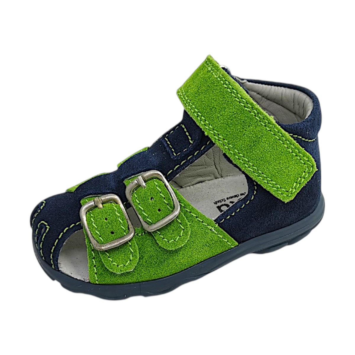 Jela Kinderschuhe Kleinkinder Lauflern Sandalen Blau Freizeit (atlantic/apple, Größe 27 EU)