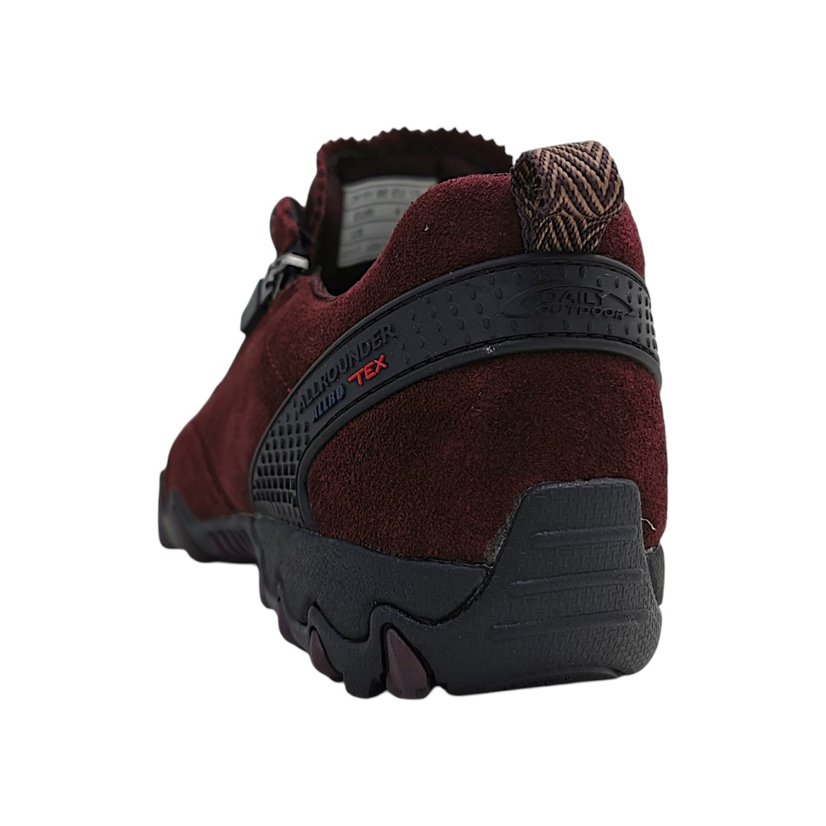 Allrounder by Mephisto Nizar-Tex Damenschuhe Schnürschuhe Sportive Rot Freizeit (madera 93, Gr. 2:4.5)