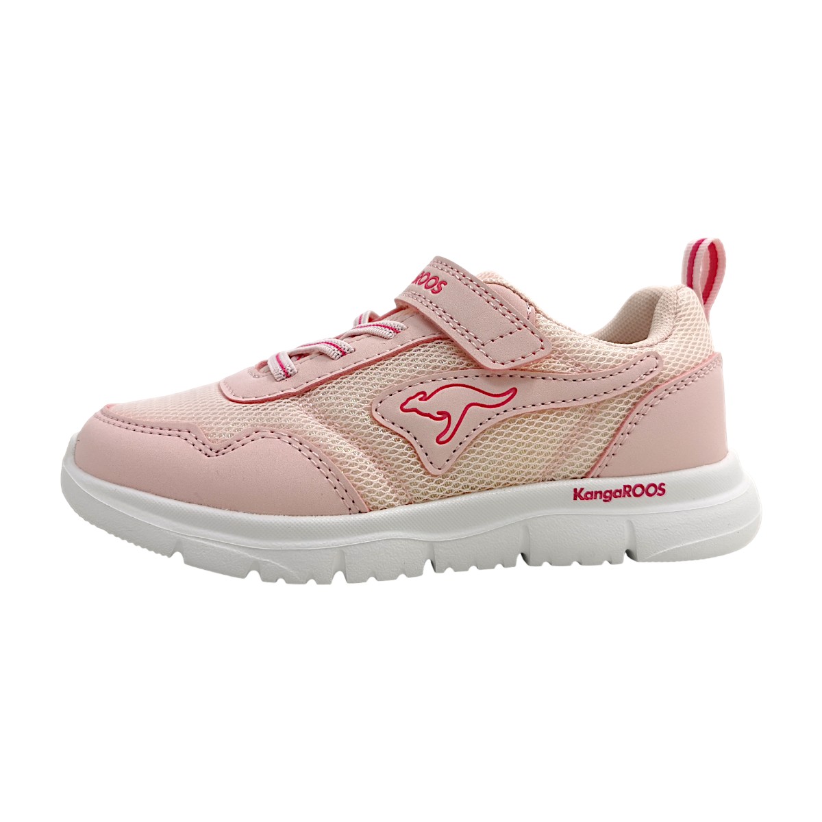 KangaRoos K-ETK Possum EV Sportschuhe Kinder Sneaker Klettschuh Rosa Freizeit (frost pink/daisy pin 6175, Gr. 1:32)