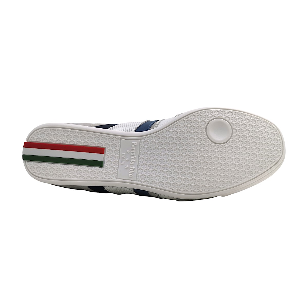 Pantofola d`oro Imola Uomo Low Herrenschuhe Schnürschuhe Weiß Freizeit (lt. grey/white 8121, Größe 46 EU)