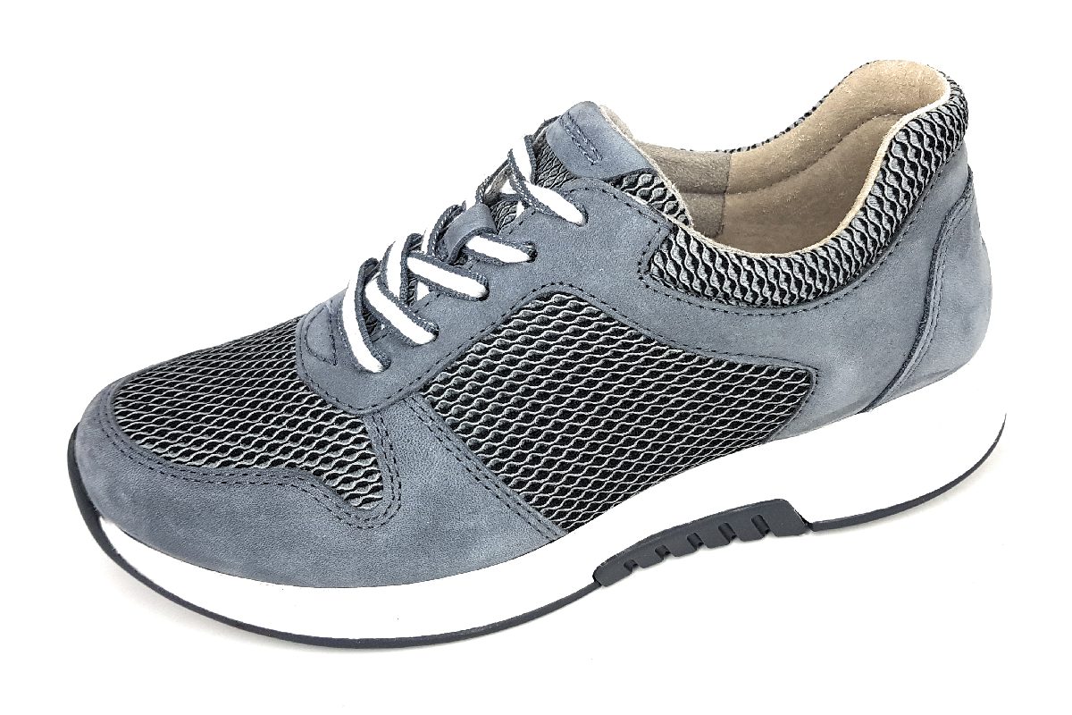 Gabor Comfort Rollingsoft Damenschuhe Schnürschuhe Sneaker Grau Freizeit (grey/river 49, Gr. 2:4) Gabor Comfort Rollingsoft Damenschuhe Schnürschuhe Sneaker Grau Freizeit (grey/river 49, Gr. 2:4)