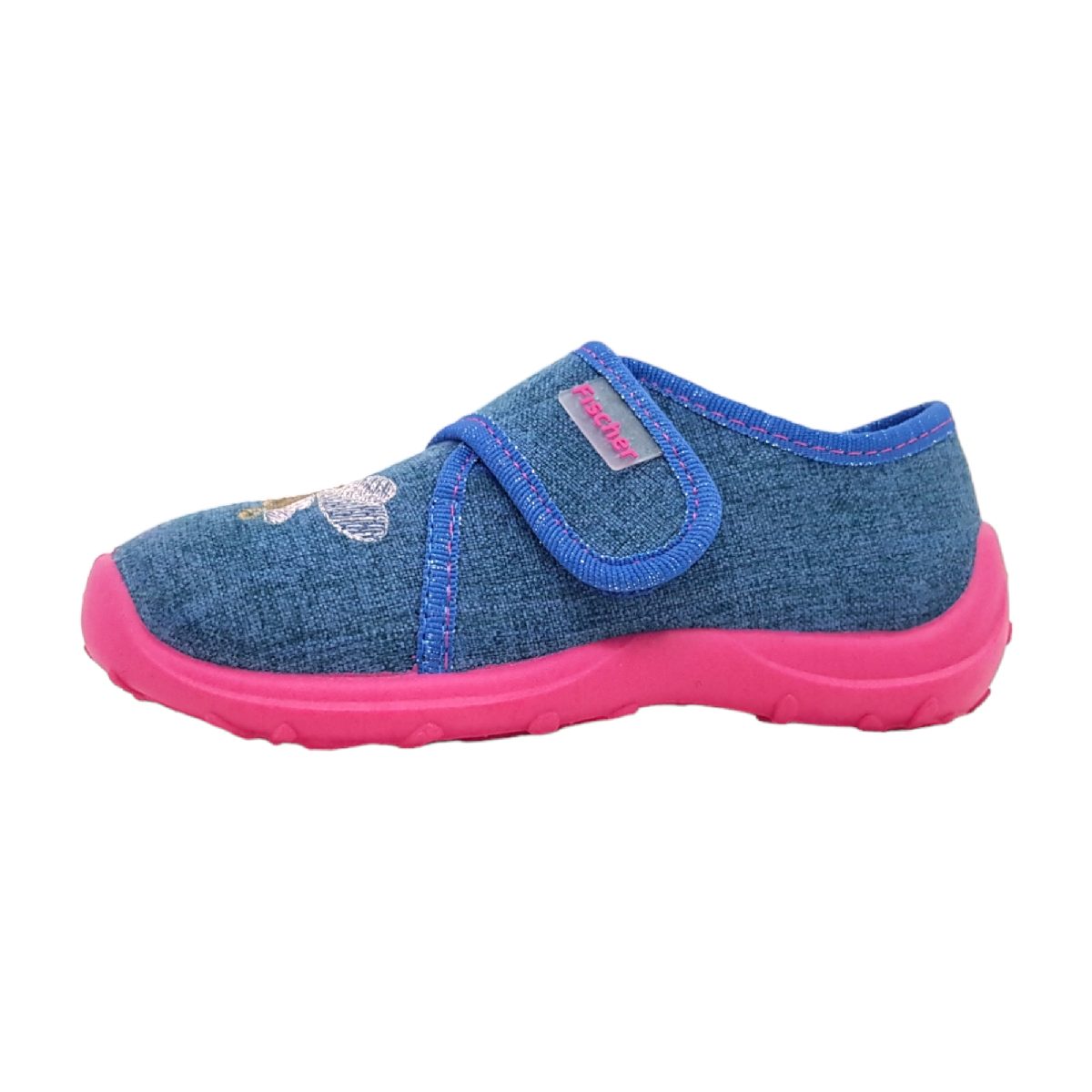 Fischer Markenschuhe Kinderschuhe Mädchen Hausschuh Blau Freizeit Fischer Markenschuhe Kinderschuhe Mädchen Hausschuh Blau Freizeit