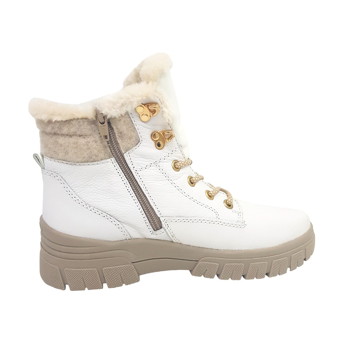 Remonte Castor Tex Damenschuhe Stiefel Schnürer Weiß Freizeit