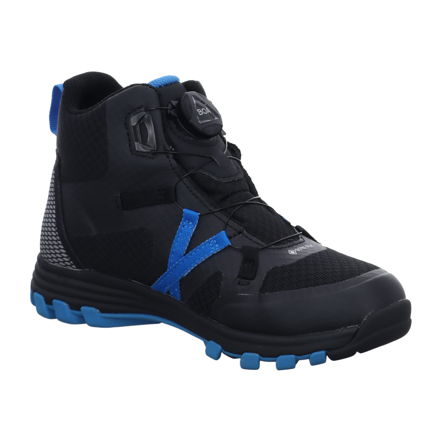 Vado Blazer High BOA GTX Kinderschuhe Jungen Winterstiefel Schwarz Freizeit (001 black, Größe 41 EU)