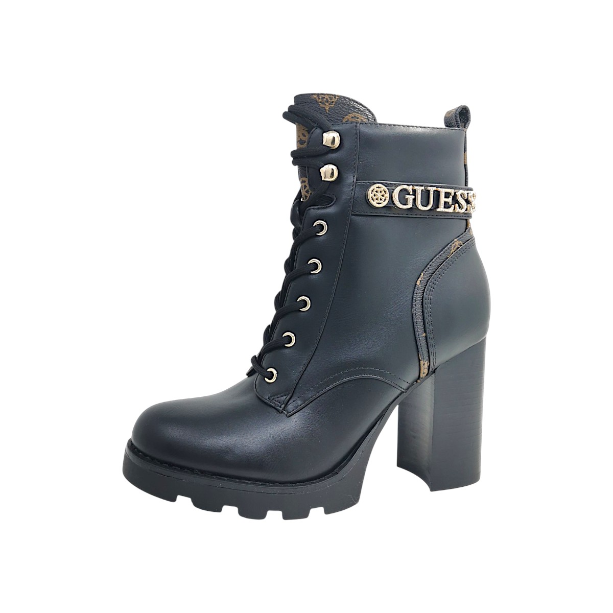 Guess Neela FLFNEE-ELE10 Schwarz black/brown BLKBR