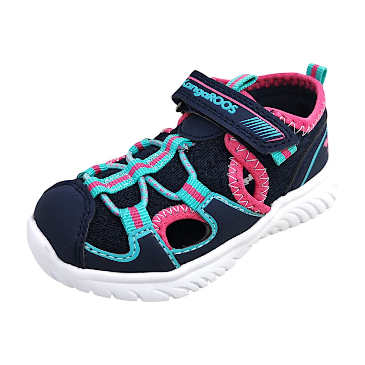 KangaRoos Ki - Jumplite EV 00075 Beige navy/pink 4204 KangaRoos Ki - Jumplite EV 00075 Beige navy/pink 4204
