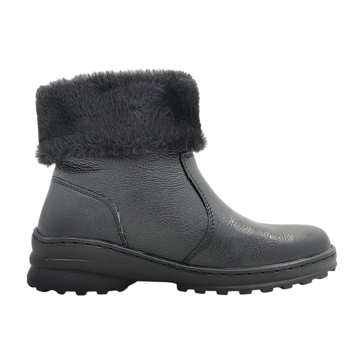 Lark & Finch Trek Boot B Damenschuhe Stiefel Reißverschluss Schwarz Freizeit (black, Größe 36 EU)