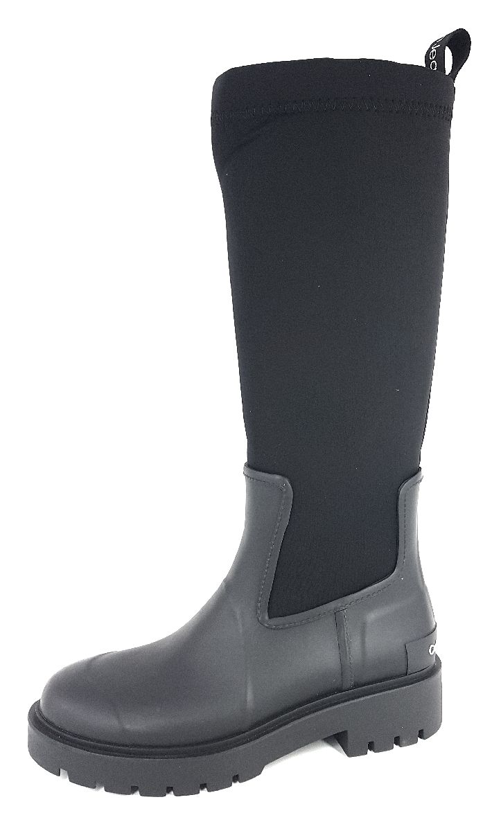Calvin Klein High Rainboot Neoprene Damenschuhe Stiefel Reißverschluss Schaftstiefel Schwarz Freizeit Calvin Klein High Rainboot Neoprene Damenschuhe Stiefel Reißverschluss Schaftstiefel Schwarz Freizeit