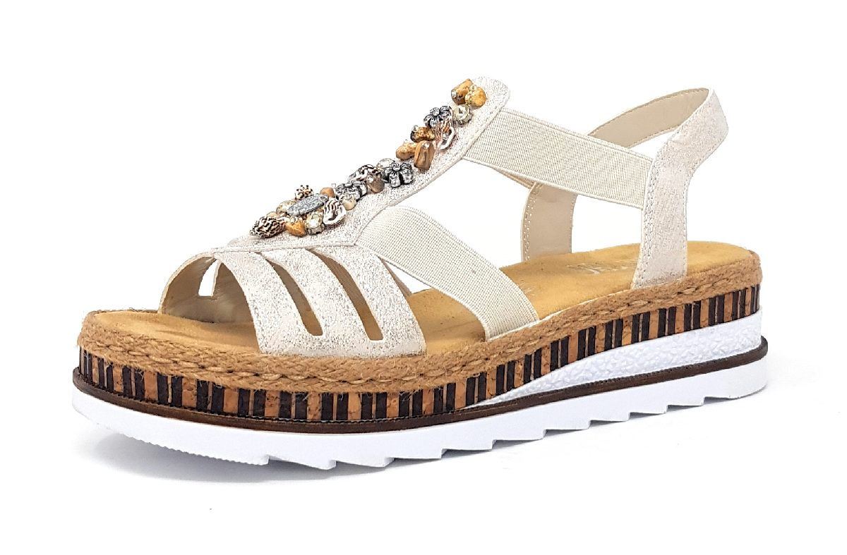 Rieker V7949-90 Beige gold 90