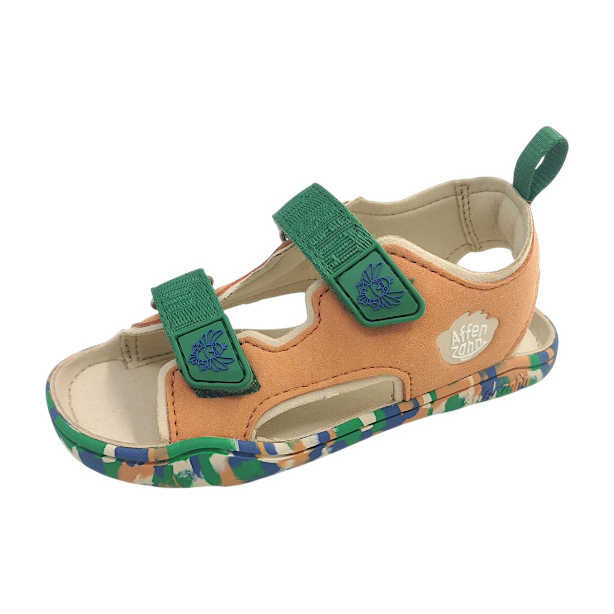Affenzahn Airy Paradies-Vogel Kinderschuhe Jungen Sandalen Orange Freizeit (grey, Größe 31 EU)