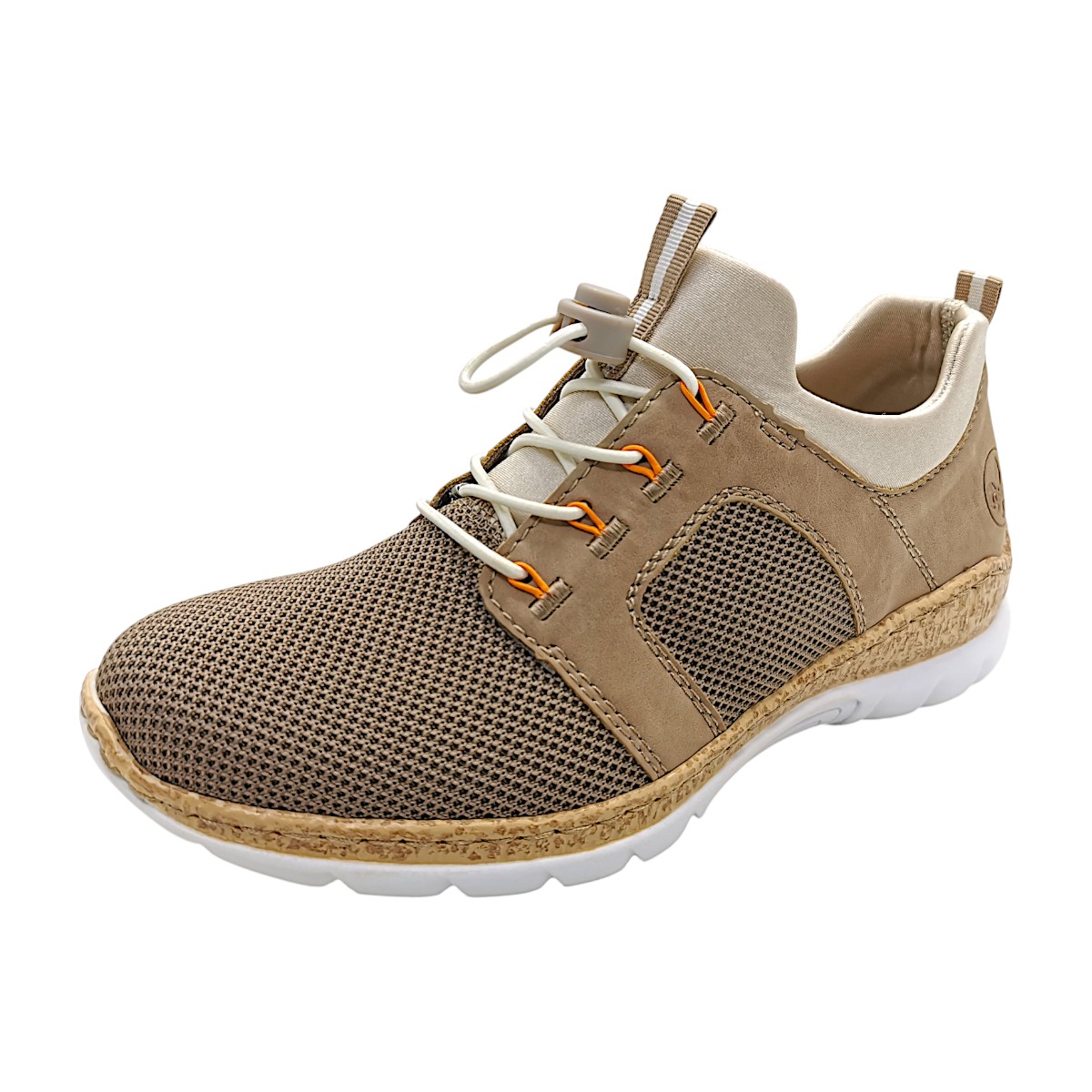 Rieker Knittech/Nabukino/Scuba N4290-20 Braun camel/perlcreme