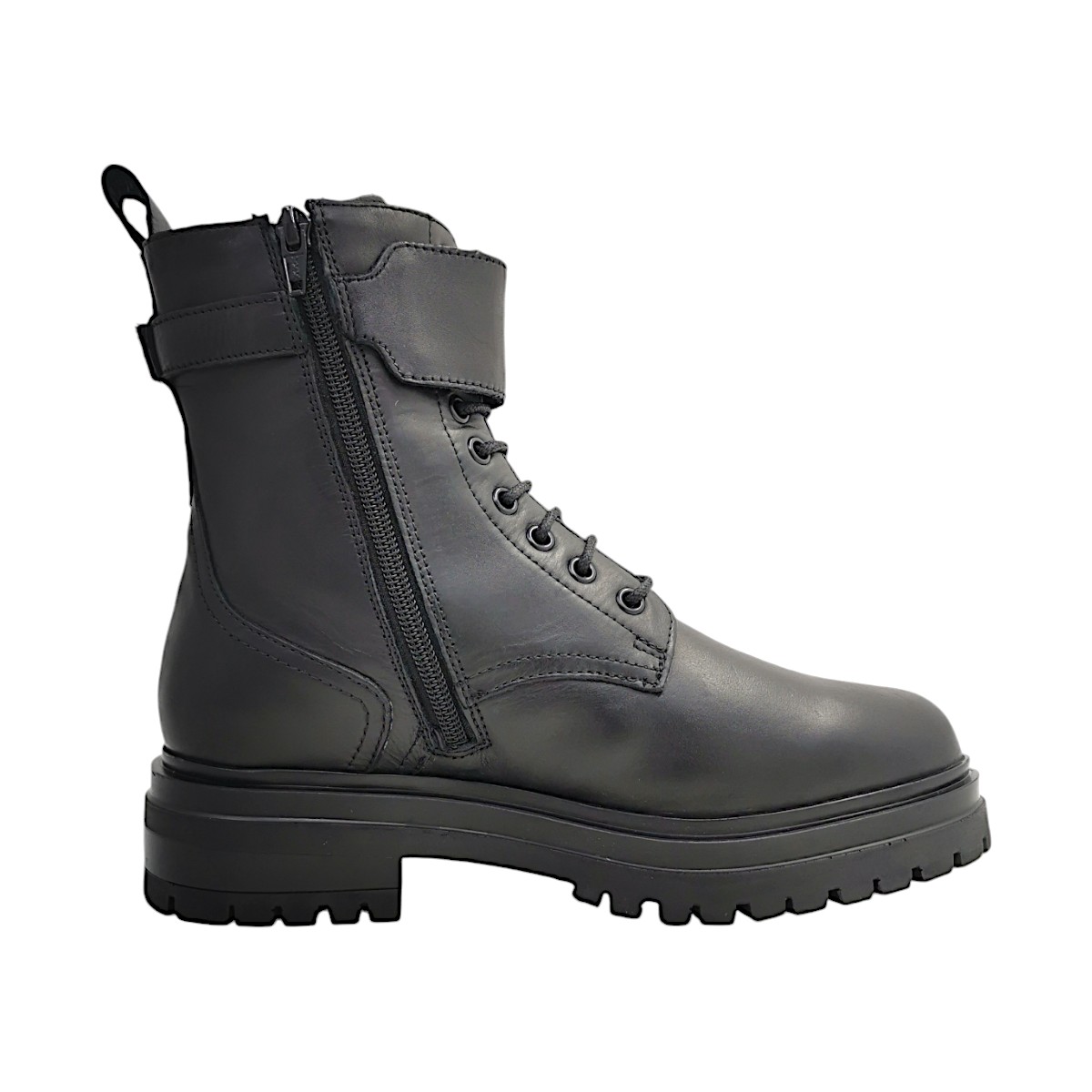 Piper Boot Damenschuhe Schnürstiefel Schwarz Freizeit (black, Größe 38 EU)