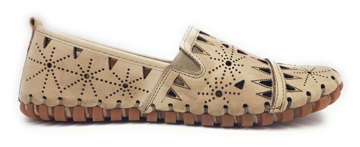 Gemini Anilina Slipper 031225-02/004 Blau beige 004
